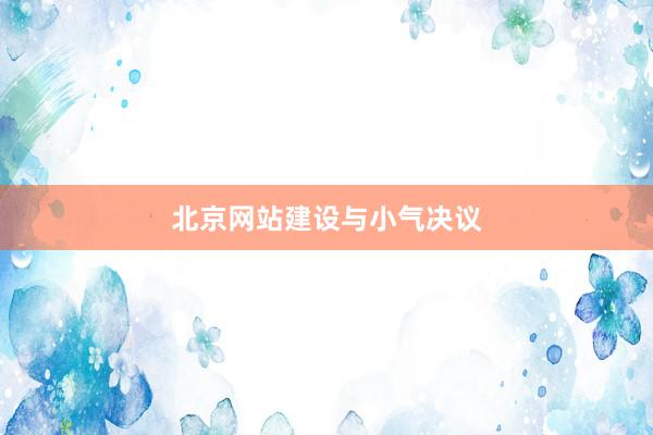 北京网站建设与小气决议